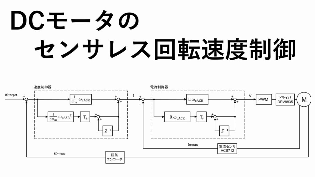 DCモータのセンサレス回転速度制御 電子工作 HomeMadeGarbage