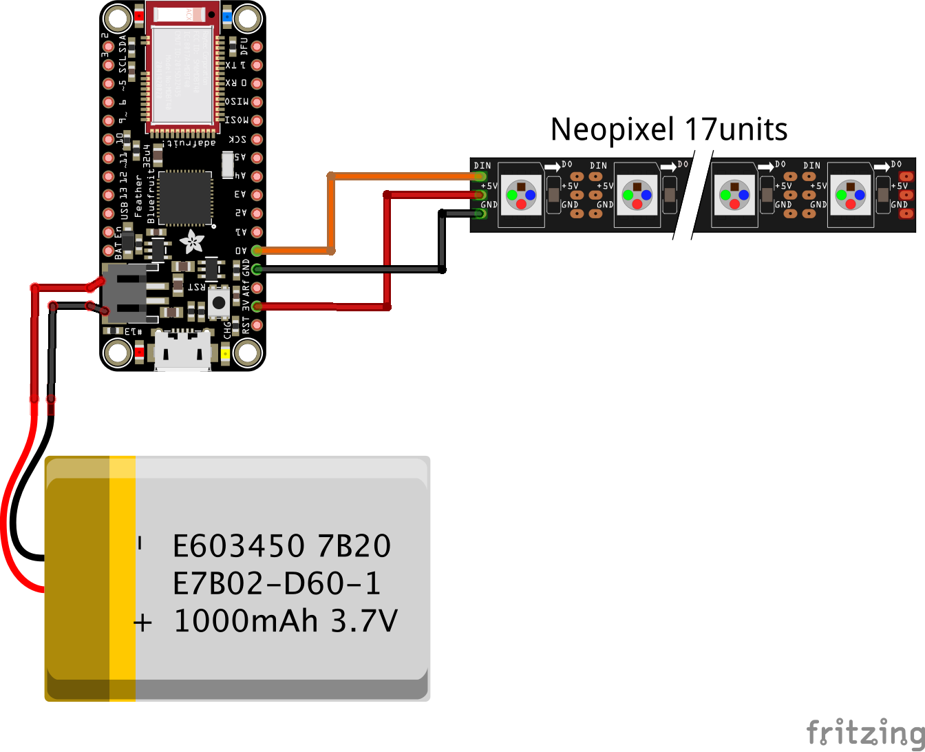 High density neopixel 8 светодиодов схема подключения