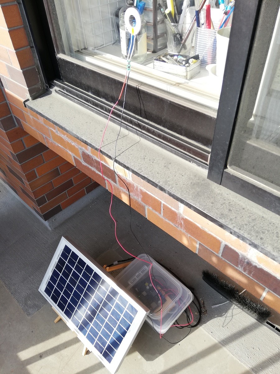 電気代ゼロ! エコロジーLED表示器の自作 ーベランダ太陽光発電所への道7ー - 電子工作 - HomeMadeGarbage